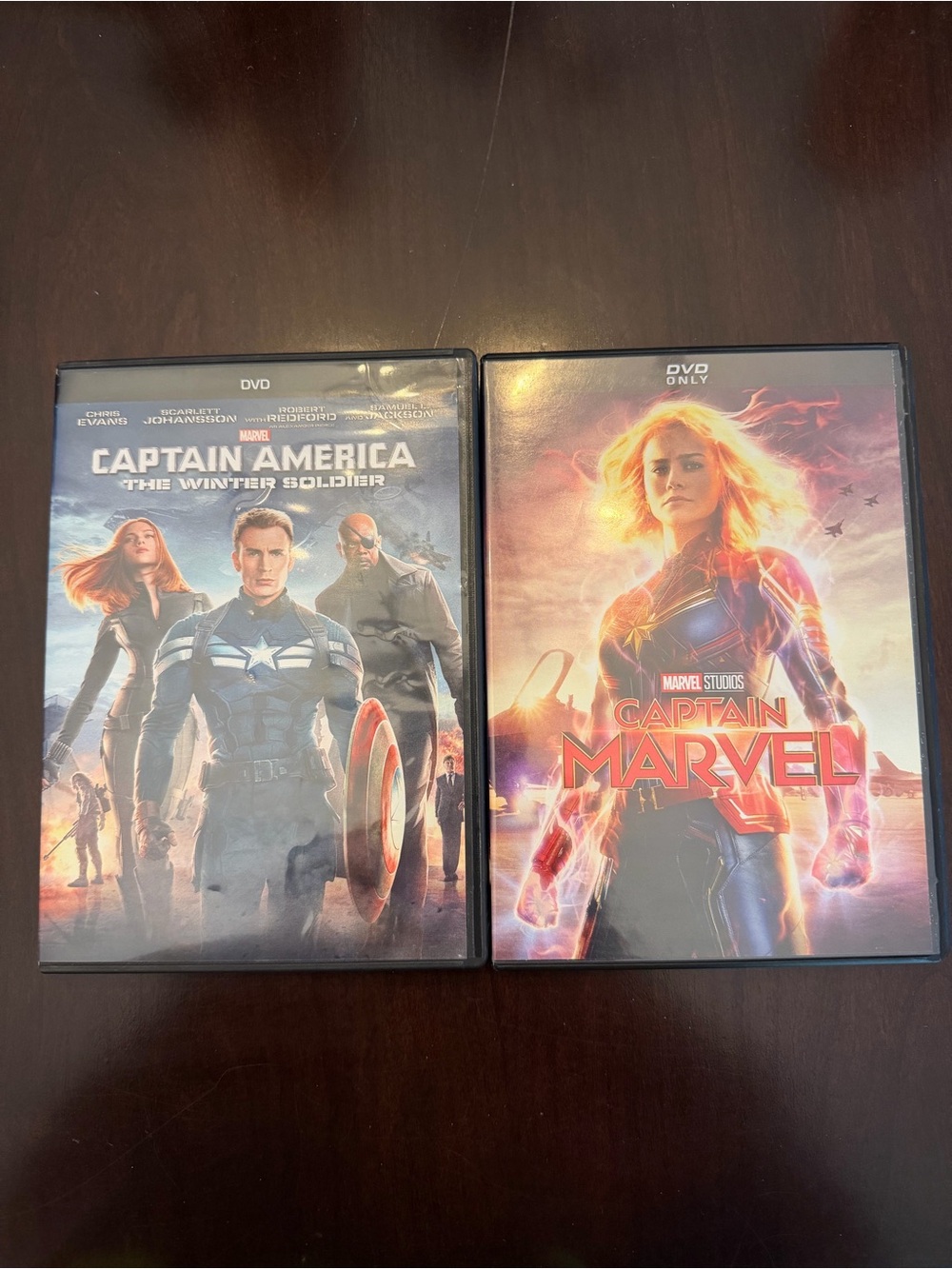 Captain America: The Winter Soldier & Captain Marvel DVD Bundle - Marvel Studios
